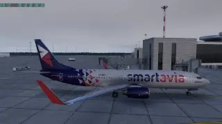 X-Plane 12! Первый полёт с Active Sky XP | СПб, Пулково - Сыктывкар, Коми (ULLI-UUYY) | ZIBO B738NG