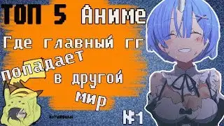ТОП 5 АНИМЕ , ГДЕ ГЛАВНЫЙ ГЕРОЙ ПОПАДАЕТ В ДРУГОЙ МИР !