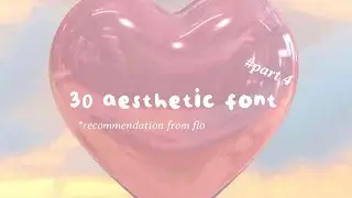 30 aesthetic fonts from dafont #4 | byflo