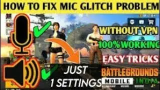 how to fix mic glitch in bgmi |  bgmi mic not working | fix mic problem in bgmi