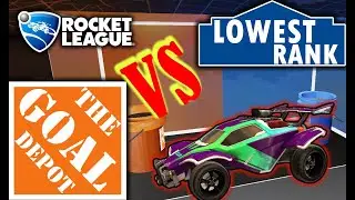 A drop of madness to score in one of these buckets! My first EVER Rocket League Custom Map!