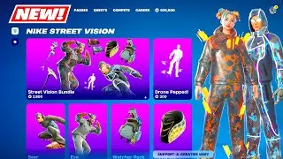 NEW Tonight Item Shop NIKE STREET VISION Skins BUNDLE & Emote Fortnite🔥