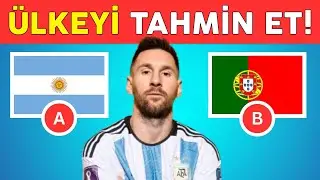 Milli Takım Testine Hazır Mısınız?-Futbolcunun Ülkesini Tahmin Edin-Icardi, Messi,Ronaldo,Neymar vb.