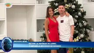 Así fue la Navidad de Lionel  y Antonela Roccuzzo en Rosario