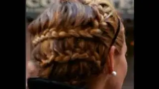 Cute Braided Updo for Short or Long Hair