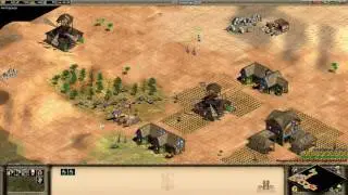 AoE2 HD Expansions - 1v3 Hardest AI in RM Arabia