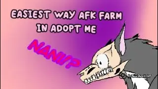 EASIEST way to afk farm in adopt me//Computer only