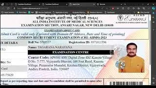 AIIMS ADMIT RELEASED ( aiims ऐड्मिट कार्ड अगया है ) 2023-CRE- ALL POSTS upto print watch total video