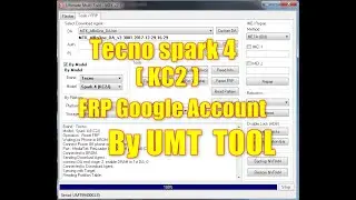 Tecno Spark 4 | Tecno KC2 Frp Unlock | Google Account Unlock By umt tool | 2020
