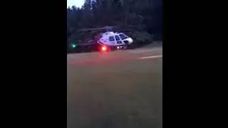 RAMS Medical Helicopter Training At Logan Fire