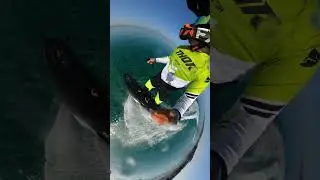 Jetboarding in to a new week with our Go Pro. Look at the speed on this board!