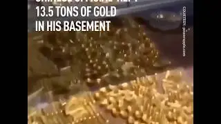 Chinese Official Kept 13.5 Tons Of Gold In His Basement