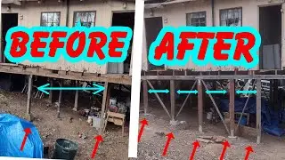 How to LEVEL a house YOURSELF in 10 STEPS and BASIC tools. COMPLETE tutorial.