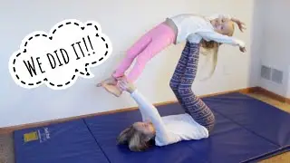 Family Yoga Challenge With Jaidyn and Lyla!  2014