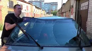 Replacing the windshield on a VAZ 21099 with glass with FULL ELECTRIC HEATING / Super 99