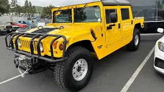 1998 AM General Hummer Open Top Walkaround and Horn