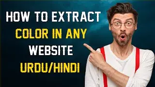 how to extract colors in any website | website design tools in Urdu/Hindi