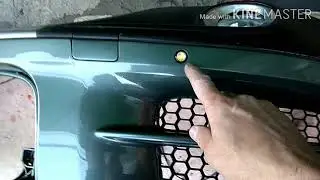 VW Touareg GP диодные лампы ДХО в бампер вместо парктроников ®️