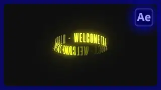 TEXTO 3D INCRÍVEL no After Effects #tutorialaftereffects #3danimation #motiondesigner