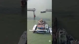 Çin'in Guangcou şehrinde bulunan Lişinşa Köprüsü geminin taşıyıcı sütunlarına çarpması sonucu çöktü⁠