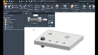 Place BOLTS in Autodesk INVENTOR