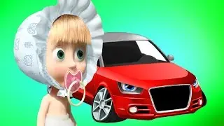 MASHA AND the BEAR new series MASHA CAR BROKE down