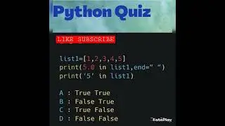 PYTHON PROGRAMMING QUIZ | 🧑‍🏭 