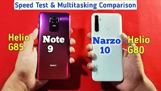 Redmi Note 9 vs Realme Narzo 10 Speed Test, Multitasking Comparison | Realme Narzo 10 vs Redmi Note9