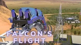 🎡Le roller coaster le PLUS RAPIDE, le PLUS HAUT et le PLUS LONG DU MONDE - Falcon's Flight