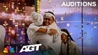 Golden Buzzer: Mzansi Youth Choir's Emotional Tribute Brings Simon To Tears | Auditions | AGT 2023