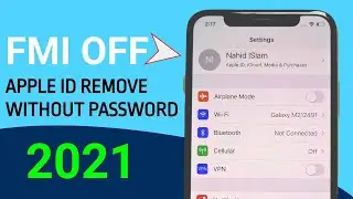 Delete iCloud account without Password - any iOS version iPhone 8, 7, 6S, 5S, 5, 4S, 4[FMI OFF] 2021