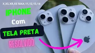 iphone com TELA PRETA, Liga mais NÃO DA IMAGEM, Resolvido !!! ( x,xs,xr,xs max,11,12,13,14 )