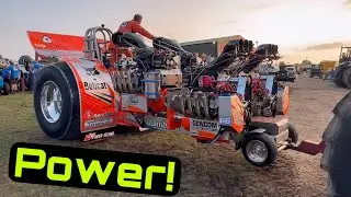 Thousands of Horsepower Unleashed! Farm YouTubers go Gt Eccleston Tractor Pulling!