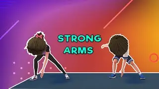 STRONG ARMS & CORE: UPPER BODY AND BELLY EXERCISES FOR KIDS | Kids Exercise