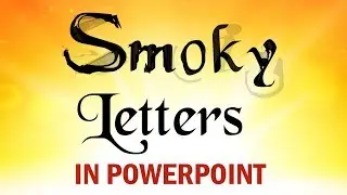 Morph Transition Effect in PowerPoint - Smoky Text