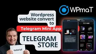 🔥How to create Mini App online shop in Telegram using WordPress, Woocommerce.👍 Free of charge