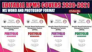 EDITABLE RPMS COVERS | 2020-2021