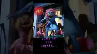 😳 Monster's PRIV-ATE Halloween Party 🍽️🍔👉🏿😵‍💫 #horrorcommunity #ai