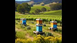 Bee Kits, & Hives given to wineries & farmers for pollination & preservation MetaAi from my idea