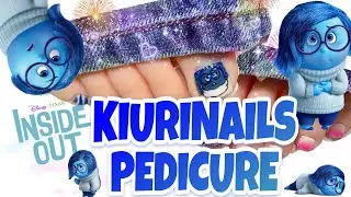 COMO HACER PEDICURE CARTOONS TRISTEZA INSIDE OUT 🩵