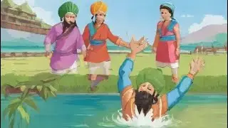 قصة جحا ‼️وجاره  البخيل الذي كان البخل  سبب في غرقة في البحيرة # نوادرـ جحا