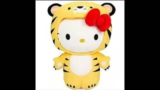 Hello Kitty Year of the Tiger 13-Inch Interactive Plush