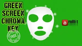 Green Screen HD - MASK, FACE animation 🔊 sound
