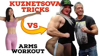 FBB PRO NATALIA  KUZNETSOVA SHOULDERS&ARMS WORKOUT FEMALE BODYBUILDING 2022 FITNESS GYM MUSCLES GIRL