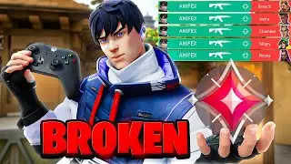 15 Minutes Of Iso Being BROKEN... Console Valorant