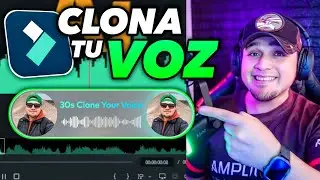 Como CLONAR TU VOZ 2024 🔥FILMORA 🚨EL MEJOR EDITOR de VIDEO Con IA!!✅MODIFICA tu VOZ