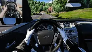 Assetto Corsa - Infiniti QX80 [Steering Wheel Gameplay]