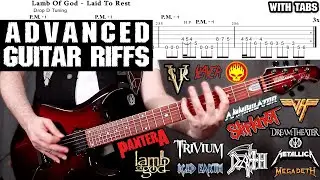 25 Advanced Guitar Riffs To Boost Your Playing | With Tabs