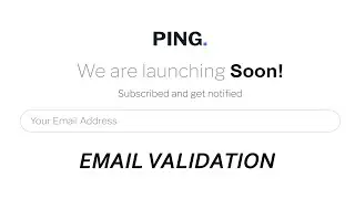 How To Make Email Validation Using Html & CSS | Valid & Invalid Email Check In JavaScript