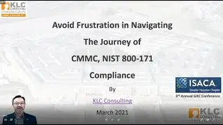 Avoid Pitfalls in CMMC Compliance Video - KLC Consulting Episode #026